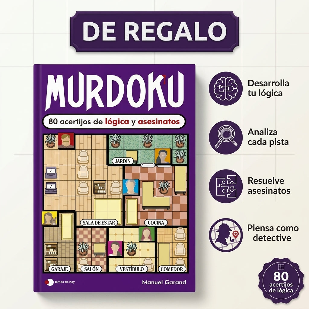 3X1 | El Asesino no es Sofía: El Enigma de los 47.700 Sospechosos + 2 Libros de Regalo