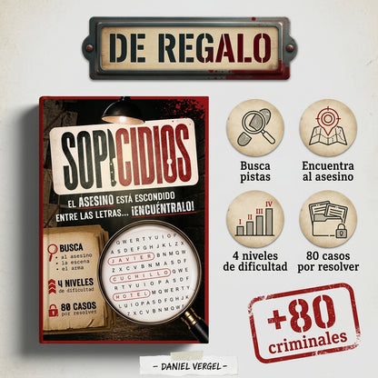 3X1 | El Asesino no es Sofía: El Enigma de los 47.700 Sospechosos + 2 Libros de Regalo